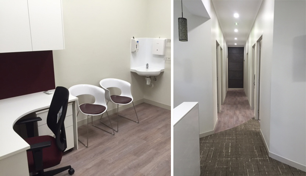 Interior of our skin clinic in Darwin